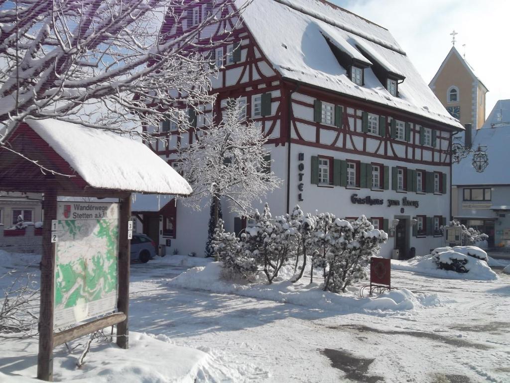 Gasthaus Hotel Zum Kreuz Stetten am Kalten Markt ภายนอก รูปภาพ