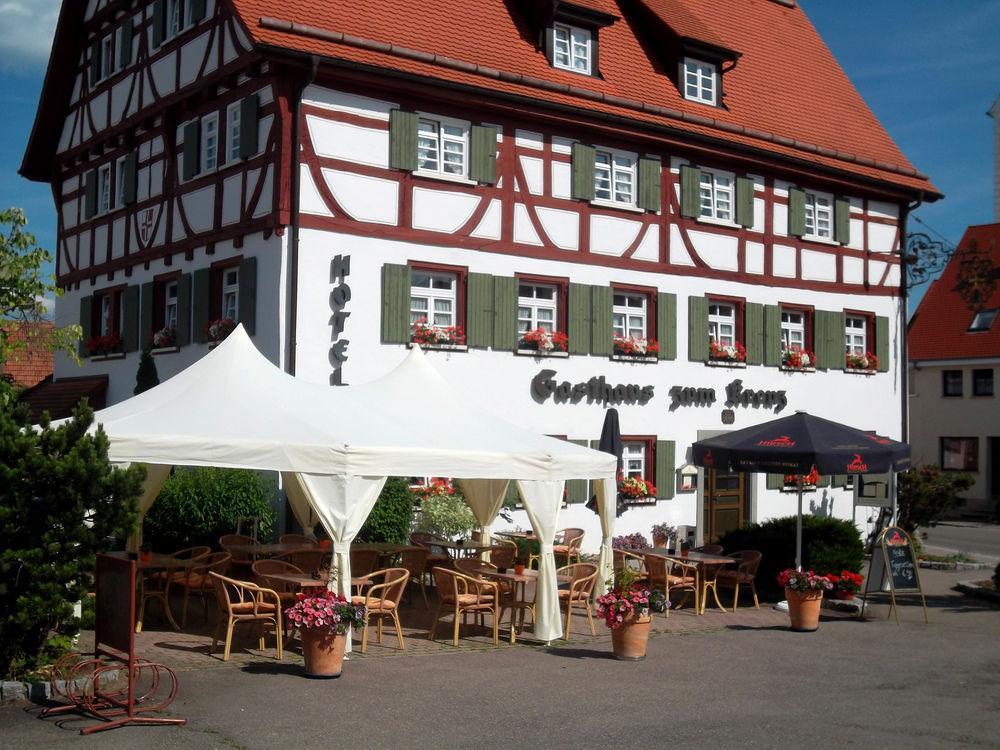 Gasthaus Hotel Zum Kreuz Stetten am Kalten Markt ภายนอก รูปภาพ